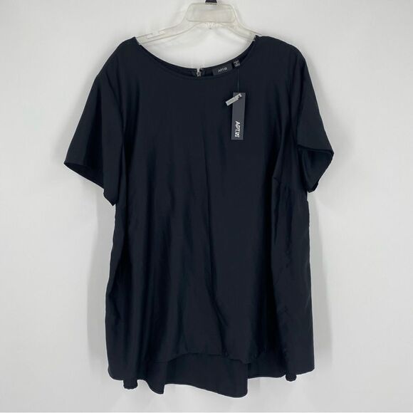 APT. 9 Women’s Short Sleeve Black Blouse size 2X - Picture 1 of 5
